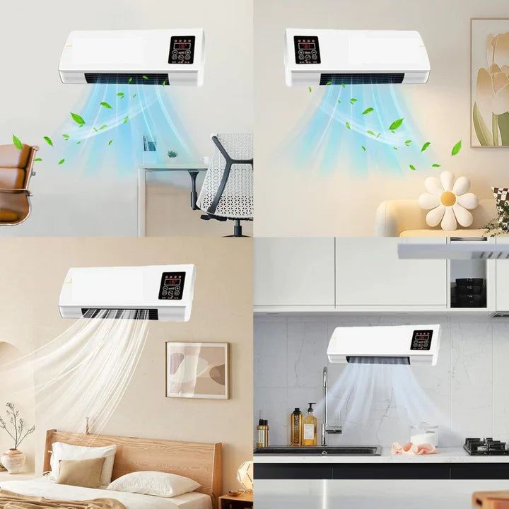 DualHeat Comfort | Calefactor y ventilador portátil.