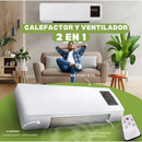 DualHeat Comfort | Calefactor y ventilador portátil.