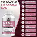 NAD+RESVERATROL 60 CAPSULAS - Redefina el Envejecimiento.