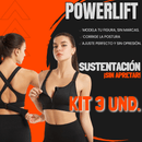 Kit 3 Unidades de Powerlift - Top deportivo con relleno de alta sujeción