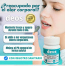 Deos™ Cápsulas - Elimina malos olores de la cabeza a los pies